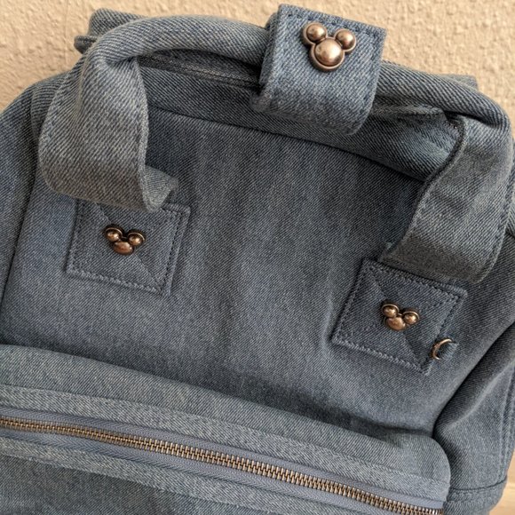 ! SOLD ! Mickey Mouse Icon Flair Denim Backpack - Picture 5 of 8